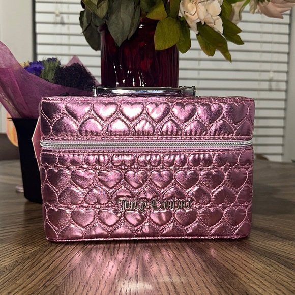 Juicy Couture Handbags - NWT juicy couture hard cosmetic case ✨🩷✨🩷